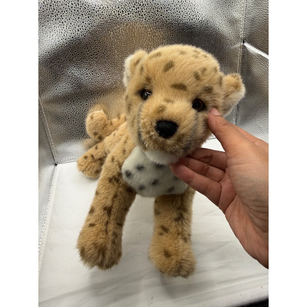 Douglas Cuddle Toy‎ Plush Cheetah Cub Stuffed Animal Realistic Realistic 15"